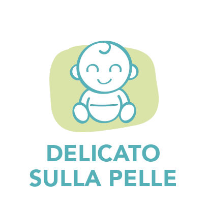 Detersivo delicato sulla pelle